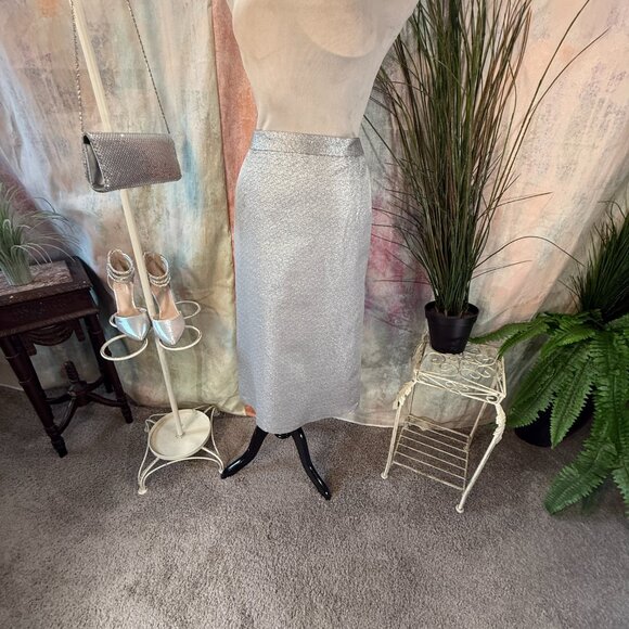 VTG📌 She's Line Exquisite Formal -Mother Bride/ Groom -Evening Skirt Suit - Picture 10 of 16